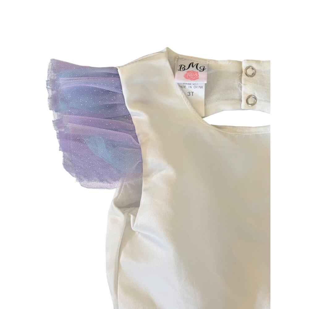 Mia Belle Girls Unicorn Princess Tulle Costume Dress - Picture 3 of 8